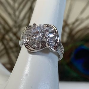 CZ ring, size 7